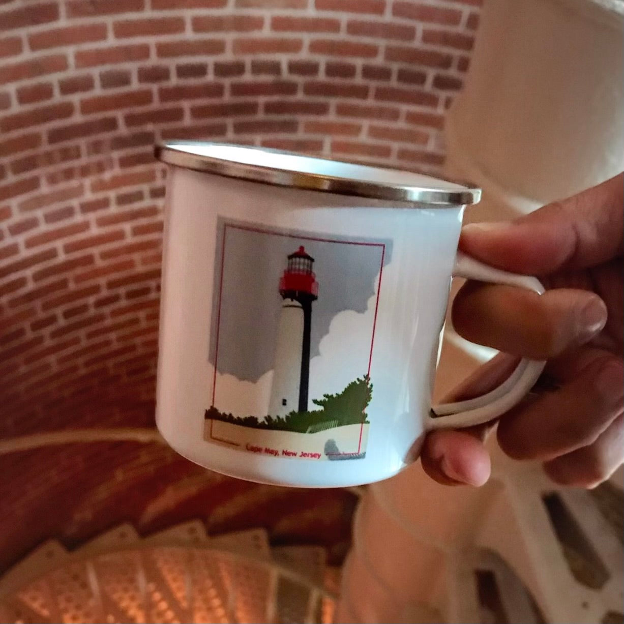 Cape May Lighthouse Camp Mug