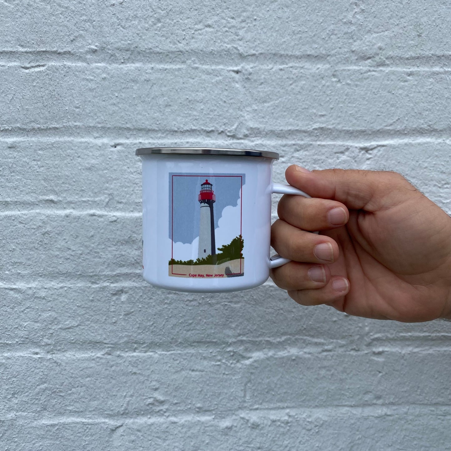 Cape May Lighthouse Camp Mug