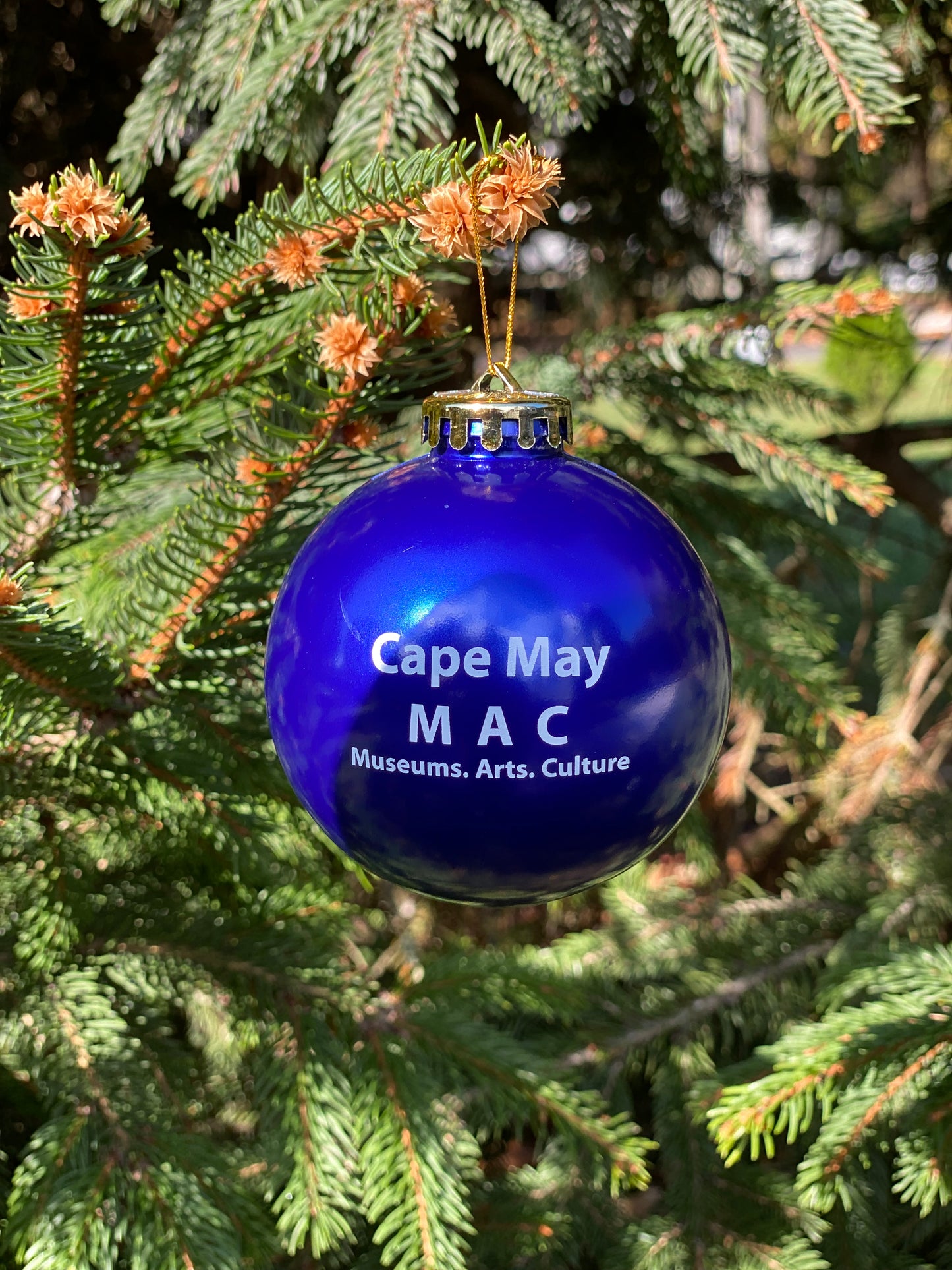 Blue Lighthouse Ornament