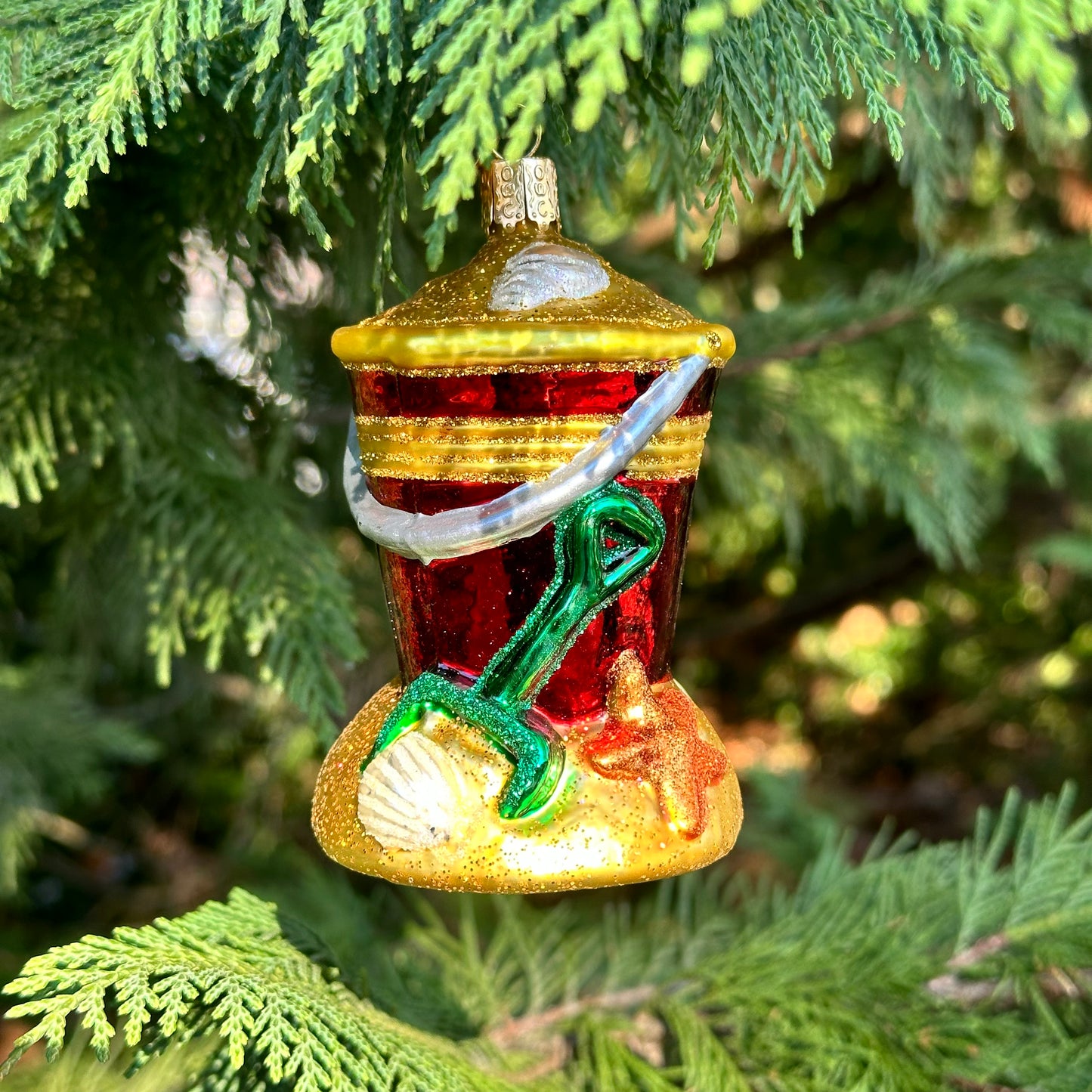 Beach Bucket Ornament