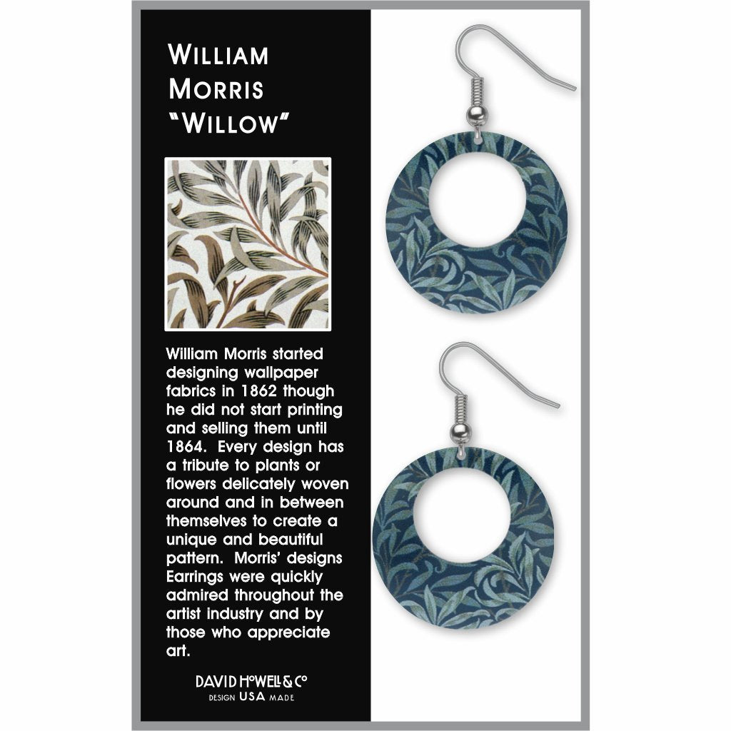 William Morris Willow Earrings