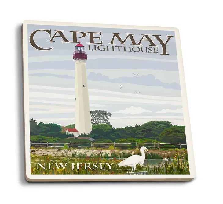 Lighthouse Ceramic Coaster