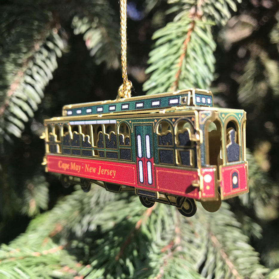 Cape May MAC Trolley Ornament