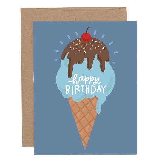 Ice Cream Greeting Card