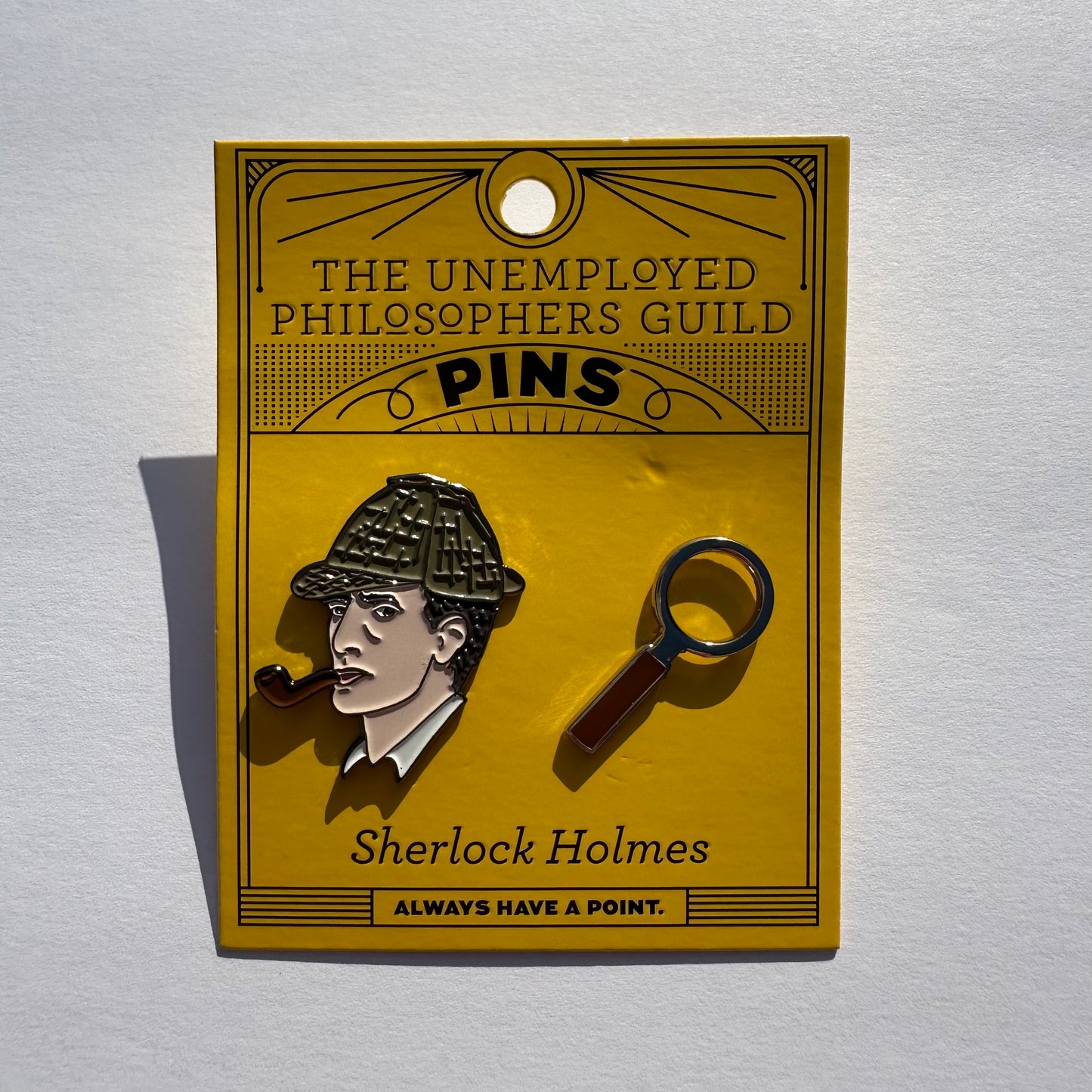 Holmes & Magnifying Glass Pins