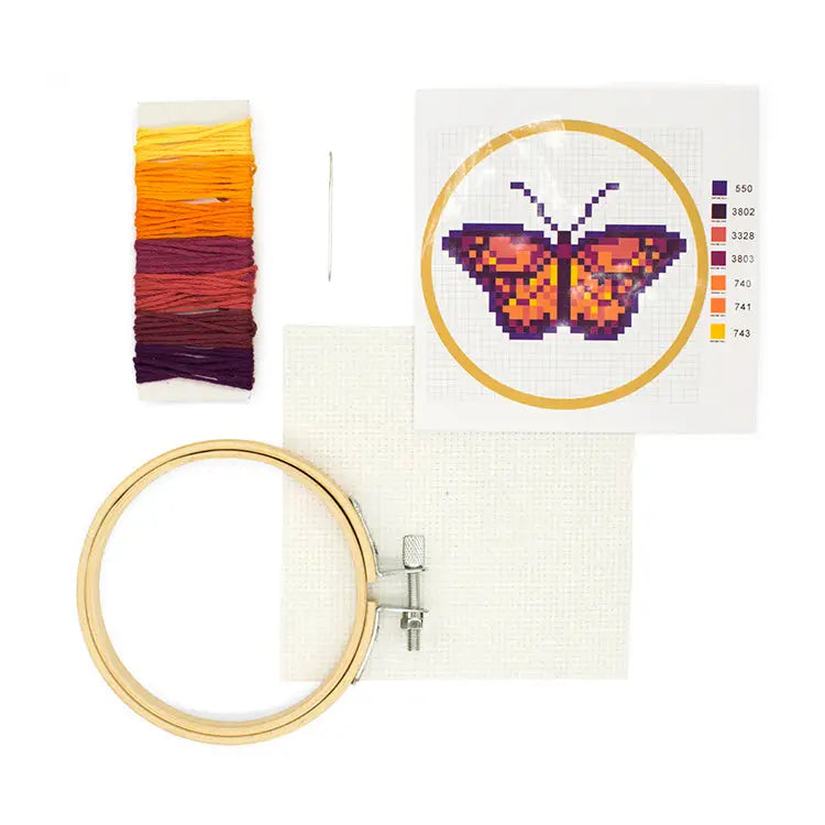 Mini Cross Stitch Butterfly