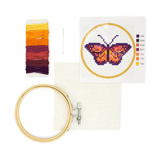 Mini Cross Stitch Butterfly