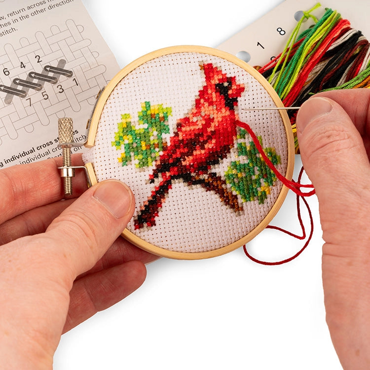 Mini Cross Stitch Cardinal