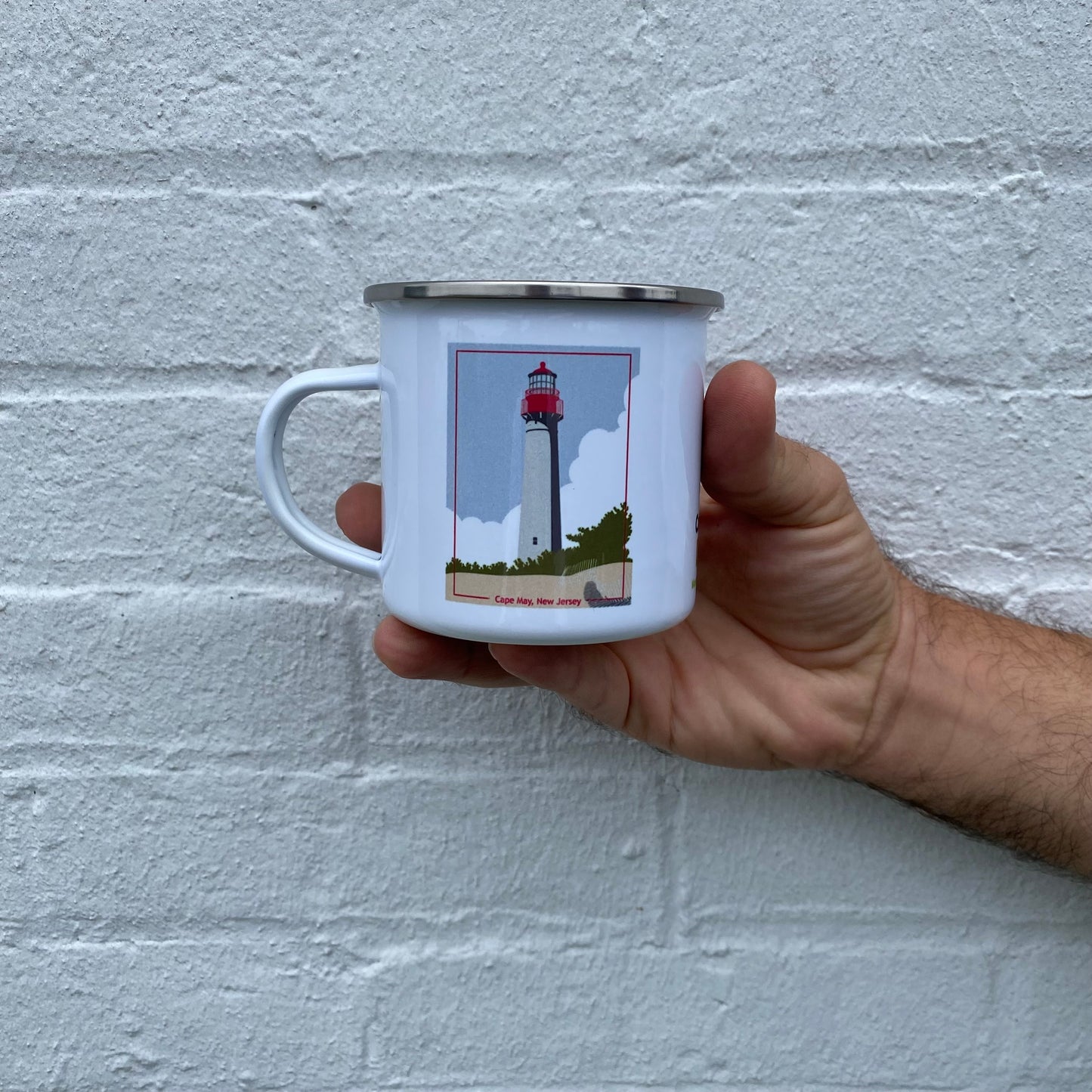 Cape May Lighthouse Camp Mug