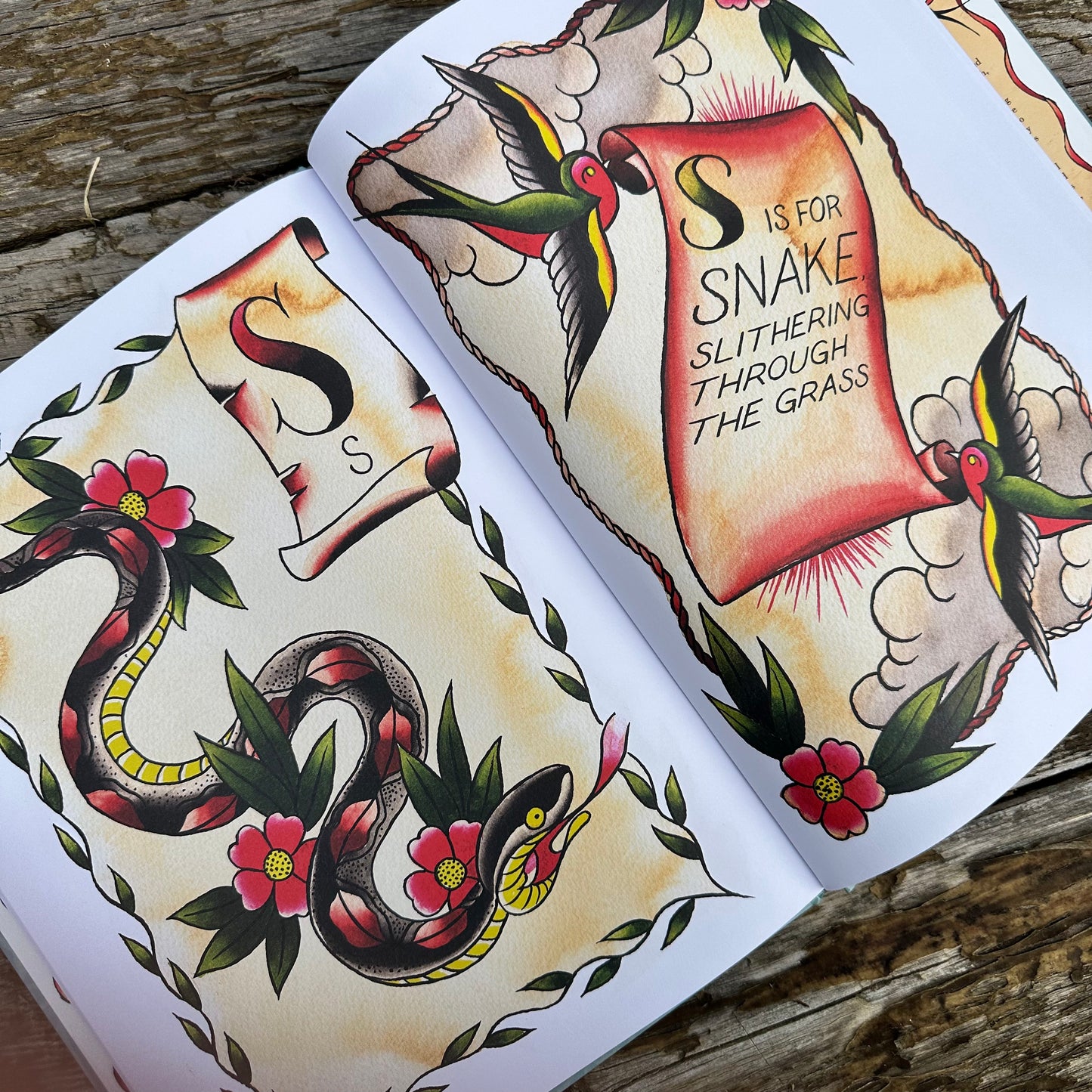 A is for Anchor:  A Tattoo Alphabet