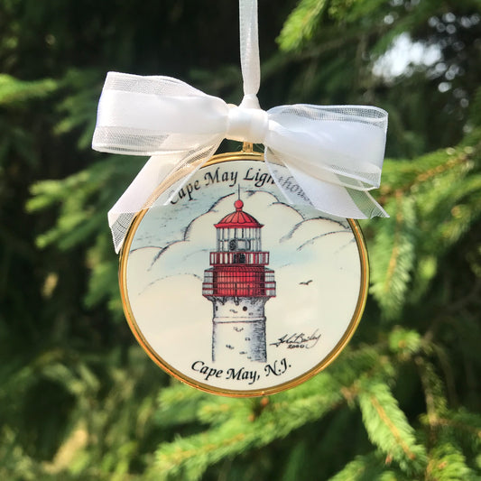 Lighthouse Top- Ornament by Barlow