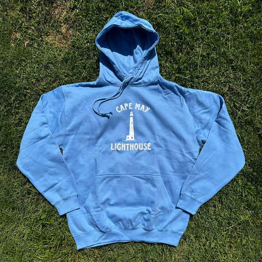 Cape May Lighthouse Hoodie Cornflower