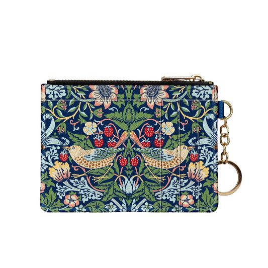 Morris Strawberry Thief Keychain Wallet