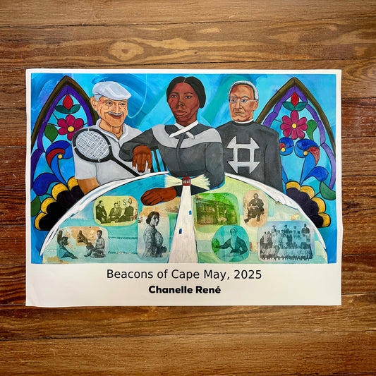 Beacons of Cape May Print by Chanelle Rene