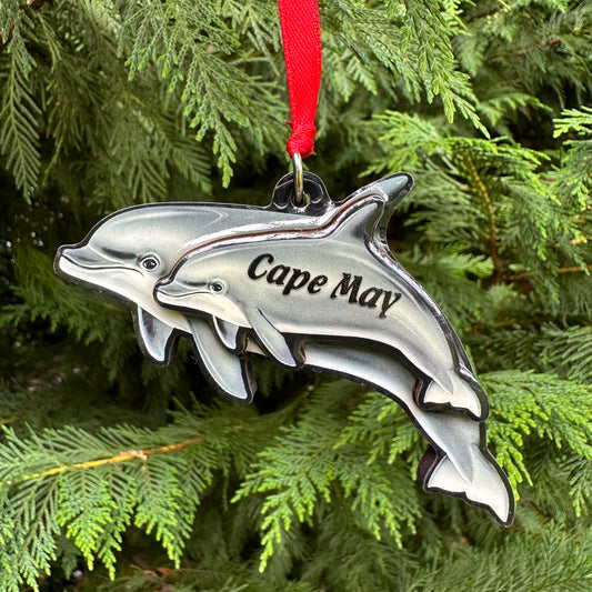 Dolphin Mom/Baby Ornament