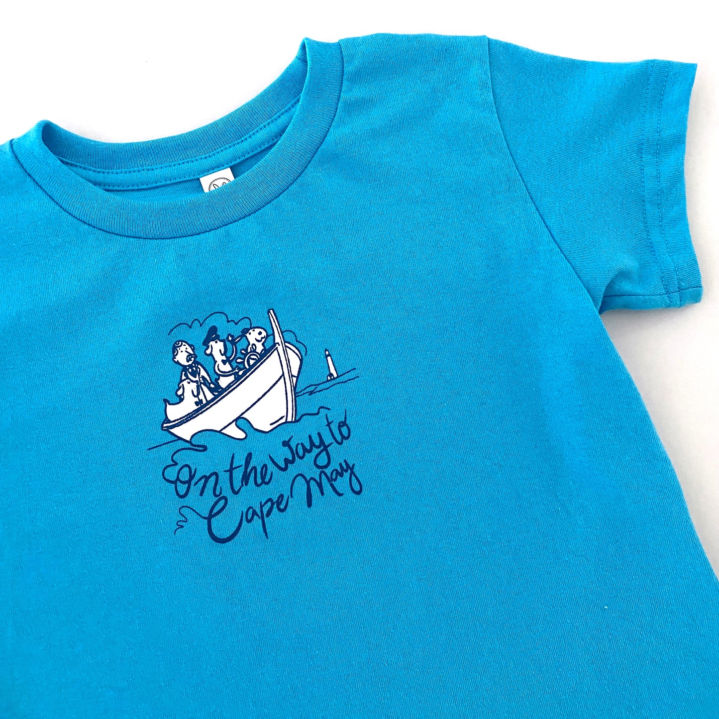 By Boat Toddler T-Shirt in Aqua