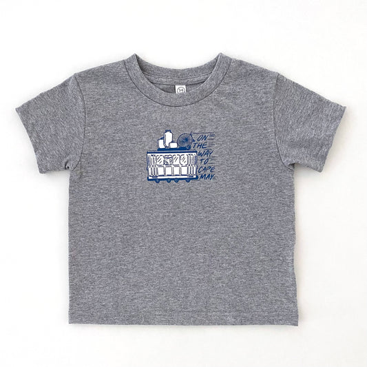 By Trolley Toddler T-Shirt in Heather Grey