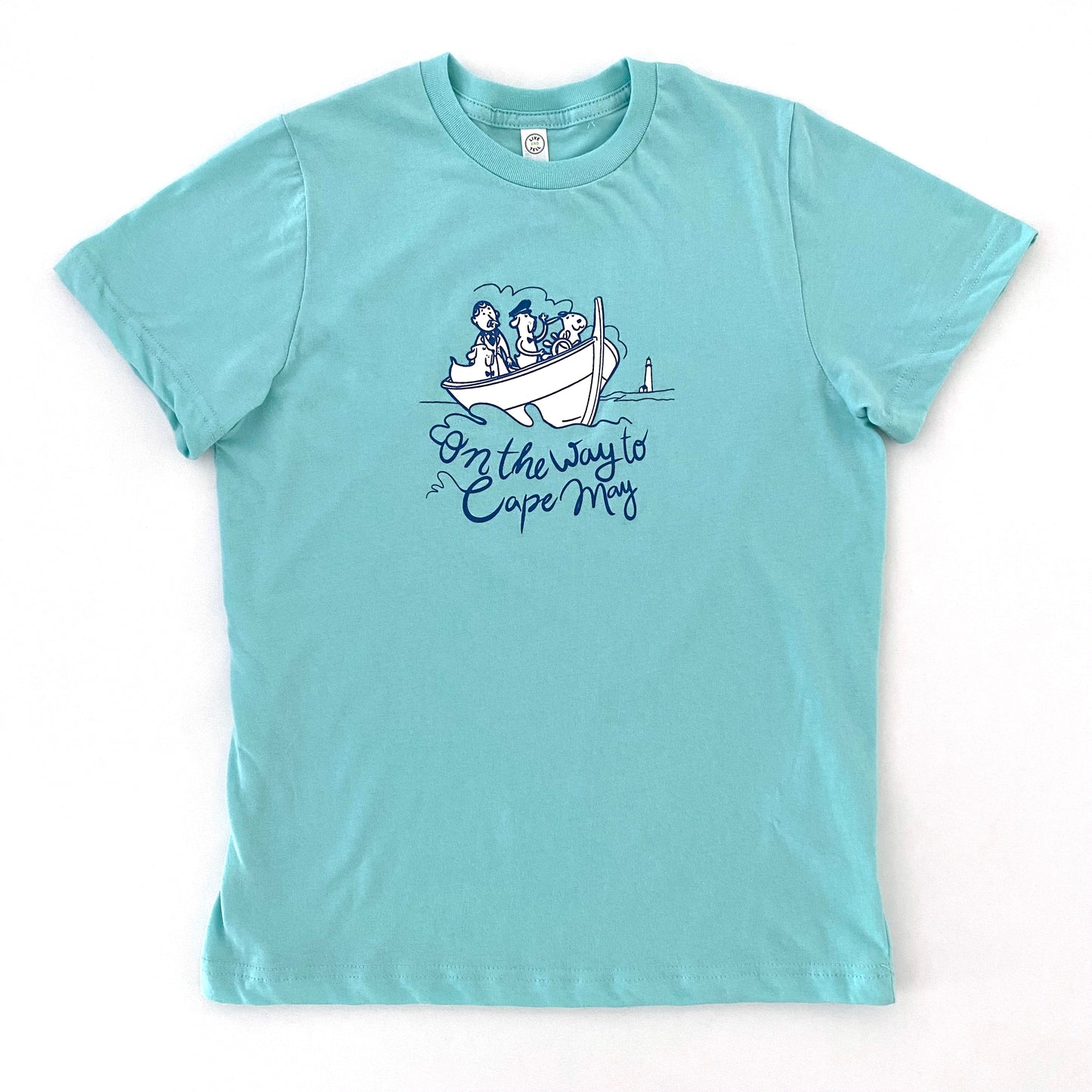 By Boat Youth T-Shirt in Chill