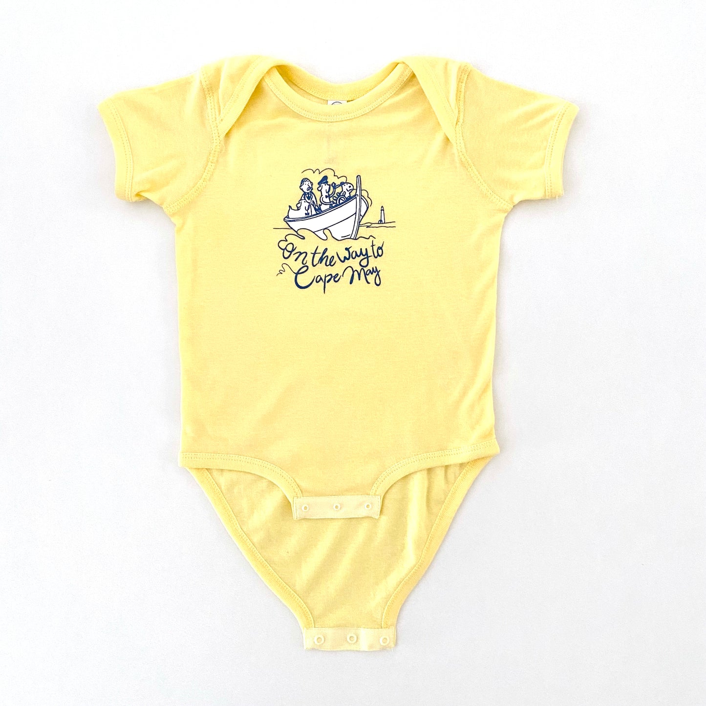 By Boat Baby Onesie