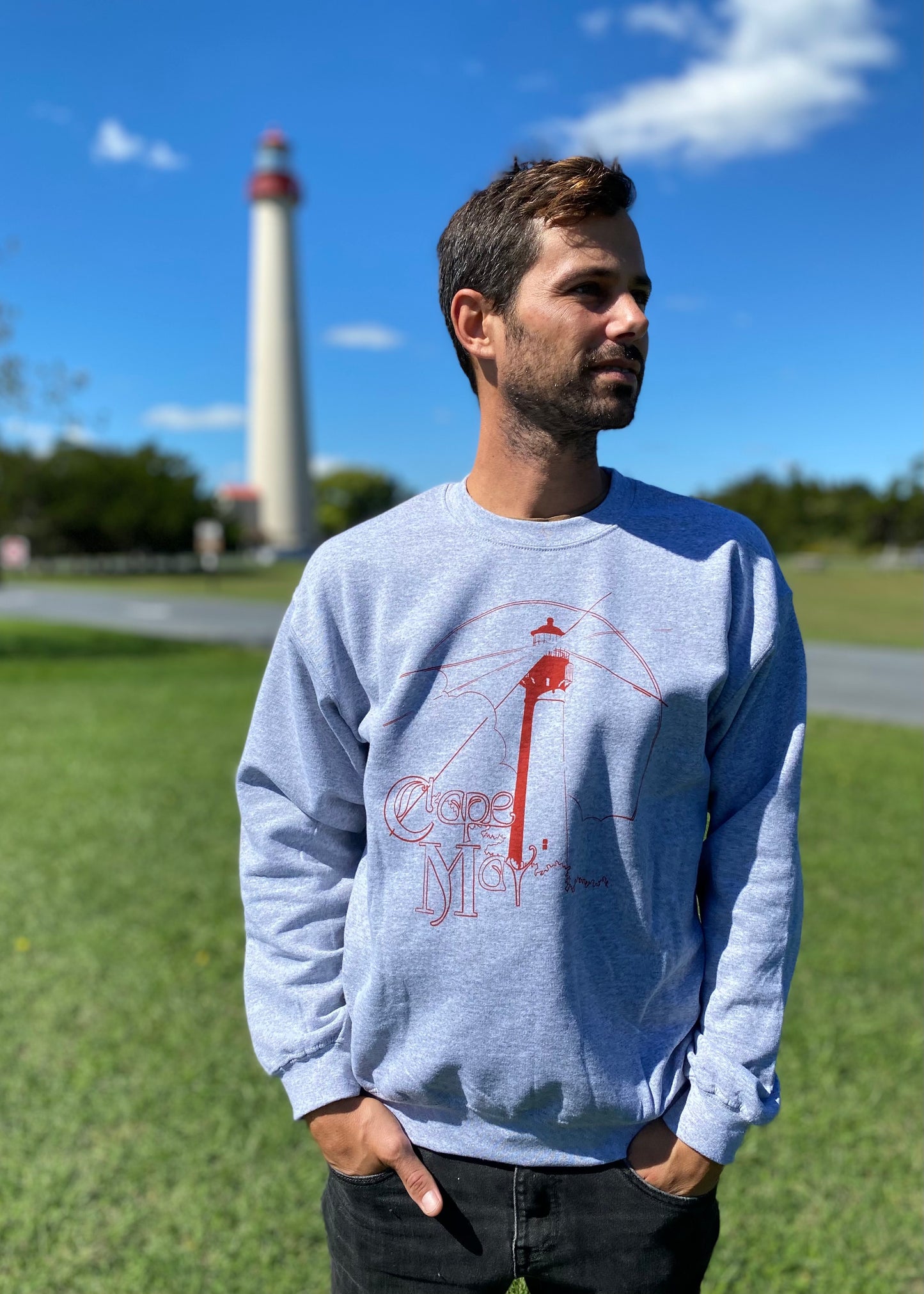 Lighthouse Crew Neck Sweatshirt