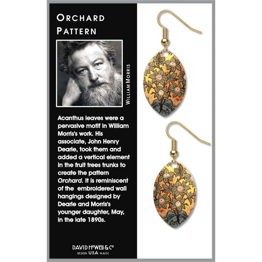 William Morris Orchard Earrings
