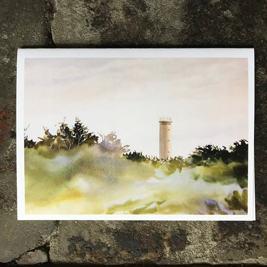 WWII Lookout Tower Notecard