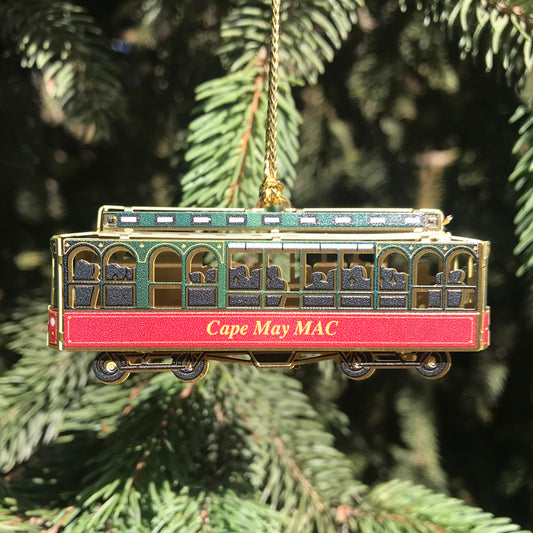 Cape May MAC Trolley Ornament